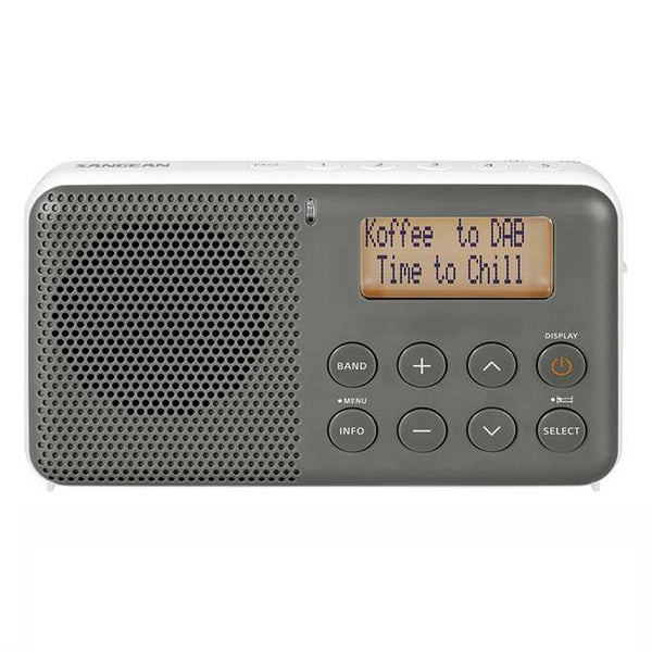Sangean DPR-64 DAB+ Zakradio Grijs/Wit