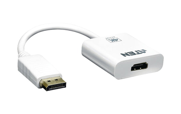 Aten VC986-AT Displayport Kabel Displayport Male - Hdmi-uitgang 0.15 M Wit