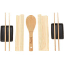 Sushi Set - Bamboe + Keramiek - voor 2 personen
