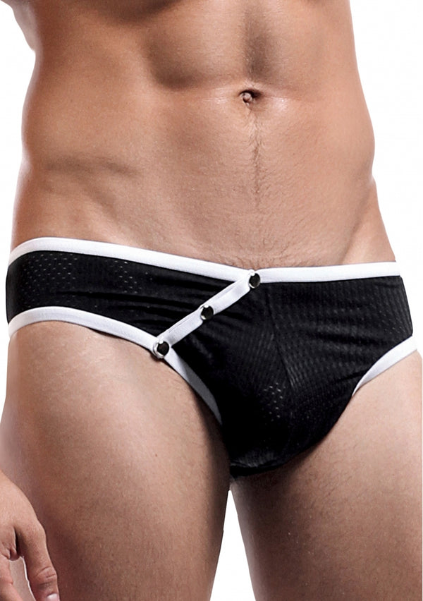 Snap bikini - Zwart
