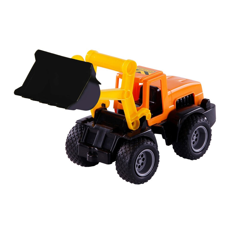 Polesie Shovel met Frontlader 39 cm Geel/Oranje/Zwart