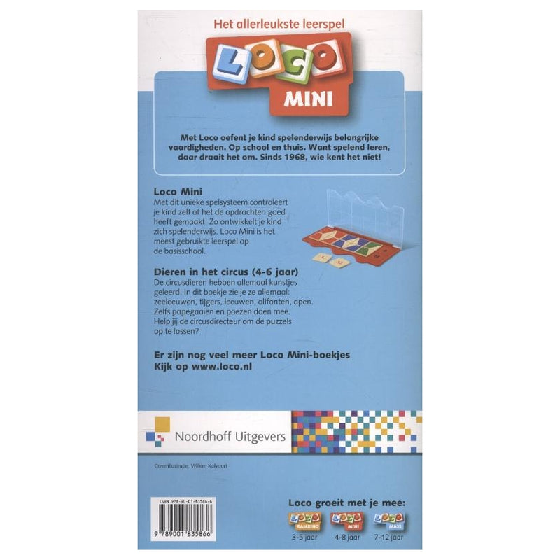 Loco Mini Dieren in het circus - Groep 1-2 (4-6 jr.)