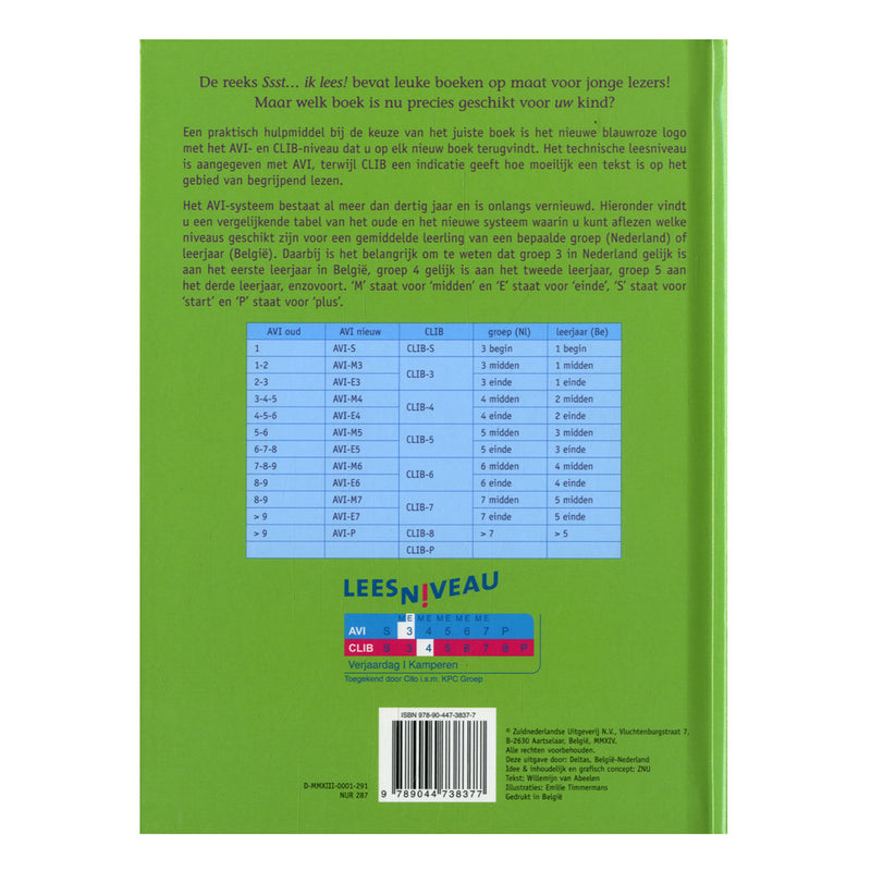 Ssst... ik lees! Kamperen in de Tuin AVI-E3