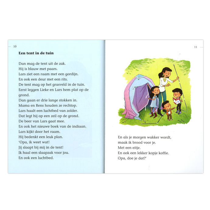 Ssst... ik lees! Kamperen in de Tuin AVI-E3