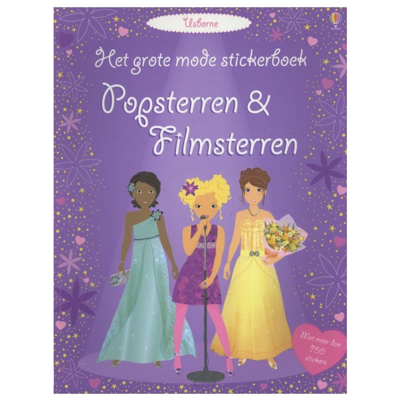 Grote Mode Stickerboek - Pop- & Filmsterren (750 stickers)
