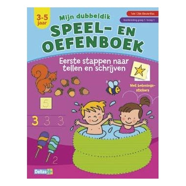 Mijn dubbeldik speel- en oefenboek (3-5 j.) - tellen en schr