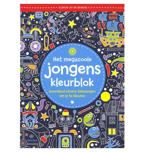 Het Megacoole Jongens Kleurblok