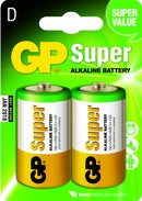 GP Batteries Gp Batterij Super Alkaline D A2