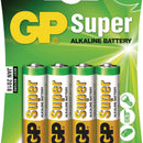 Gp Gpb1022 Batterij Alkaline Aa/lr6 1.5 V Super 4-blister