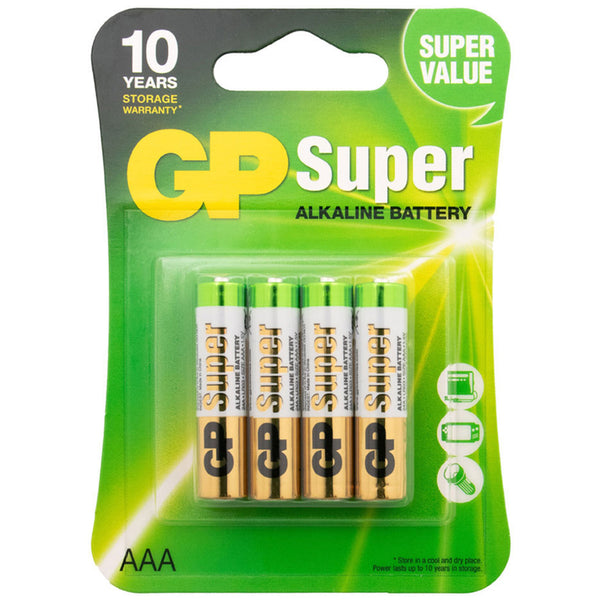 GP Batteries Gp Batterij Super Alkaline Aaa A4