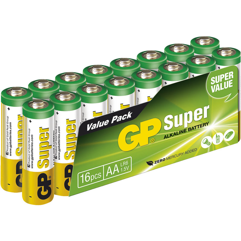 GP Batteries Alkaline AA Mignon1.5V 16stuks