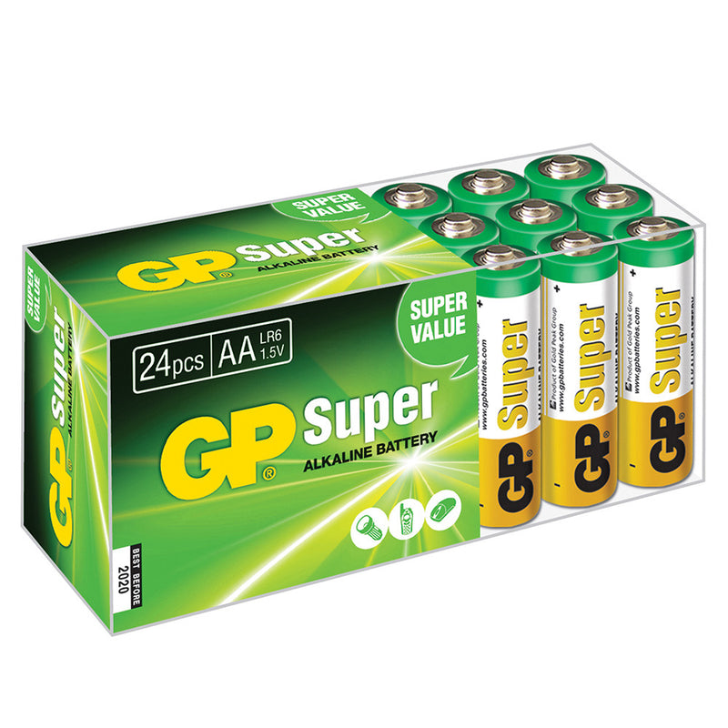 Gp GP-BOX24AA Super Alkaline Box 24 Aa