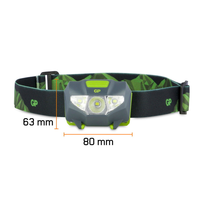 GP Hoofdlamp 3x Aaa 80 Lumen
