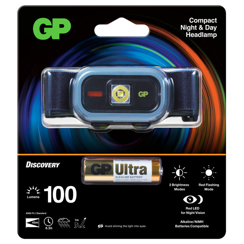 GP Hoofdlamp 1x Aa 100 Lumen