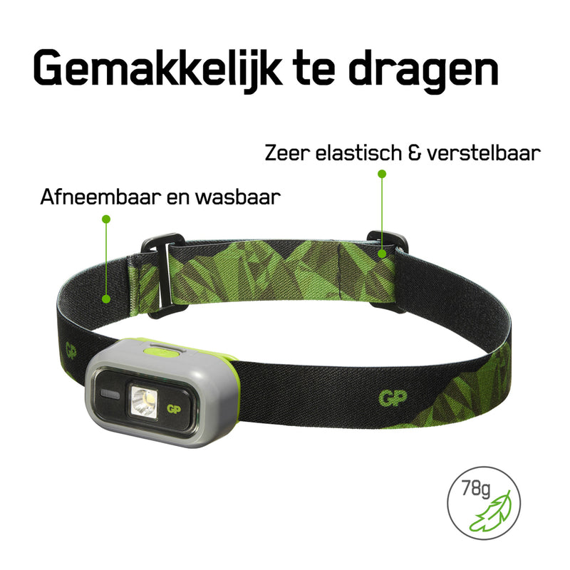 GP Hoofdlamp 1x Aa 100 Lumen