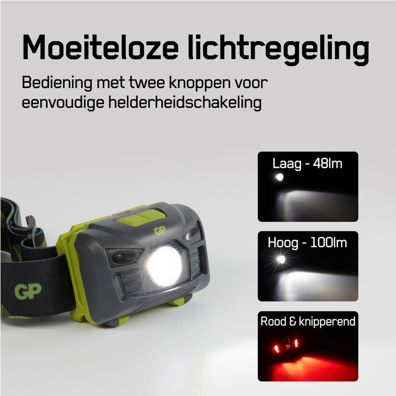 GP Hoofdlamp 3x Aaa 160 Lumen