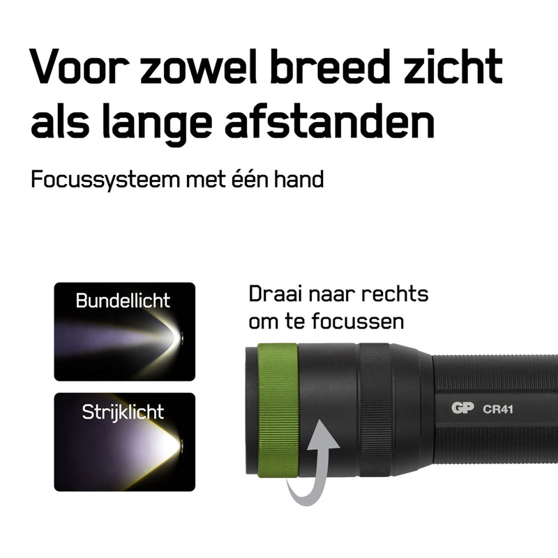 GP Zaklamp 1x 18650 650 Lumen