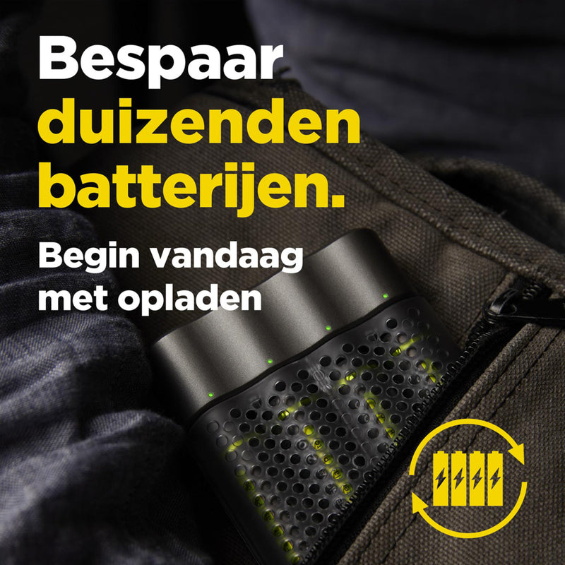 GP Recyko Pro Lader + 4 AA Batterijen 2000mah