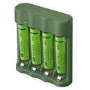 GP Recyko USB Lader + 4 AAA Batterijen 850mah