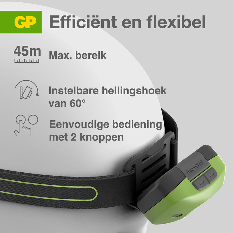 GP Hoofdlamp 3x Aaa 150 Lumen