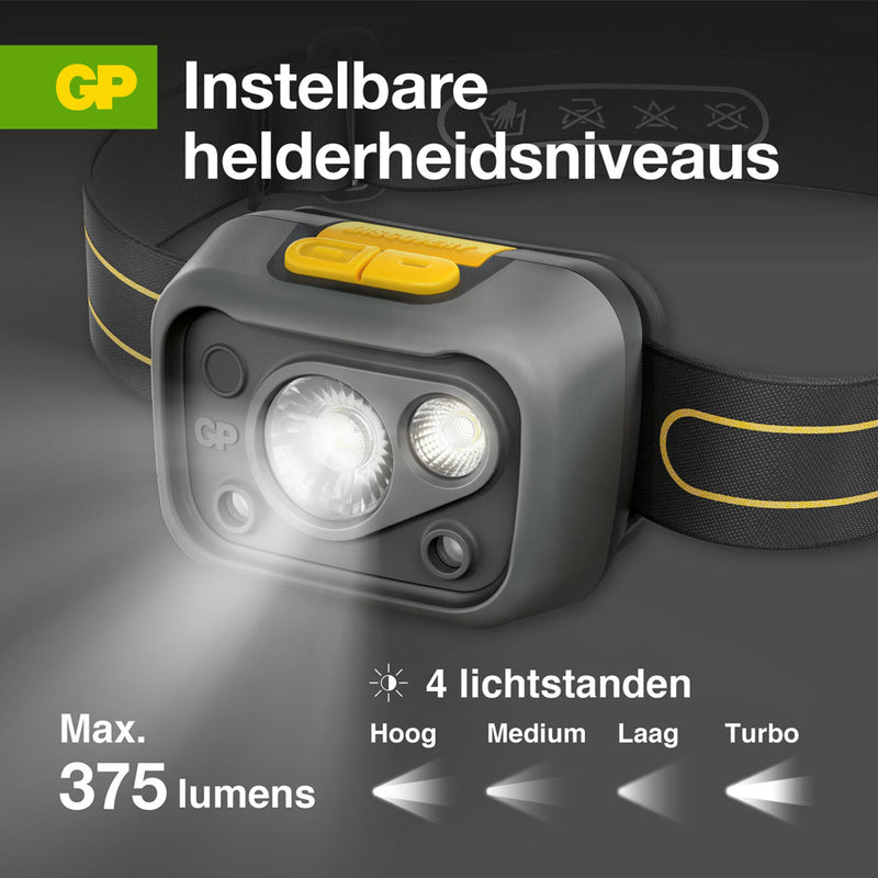 GP Hoofdlamp 3x Aaa 375 Lumen