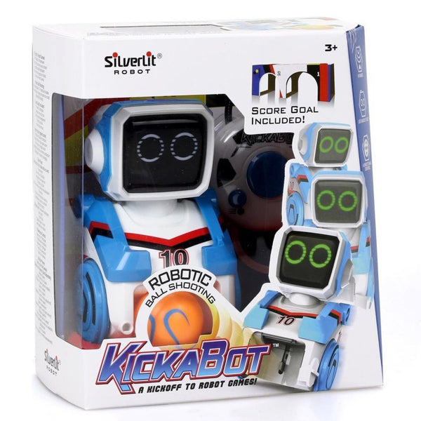 Silverlit KickaBot RC Voetbalrobot + LED Blauw