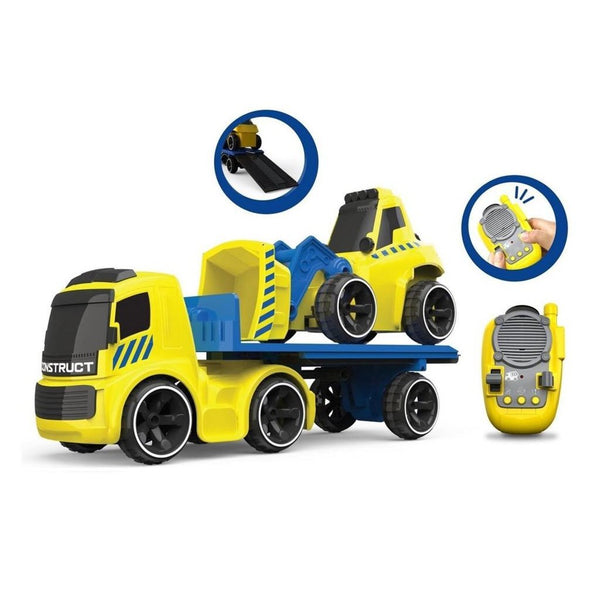 Tooko Trailer RC Truck met RC Bulldozer + Geluid