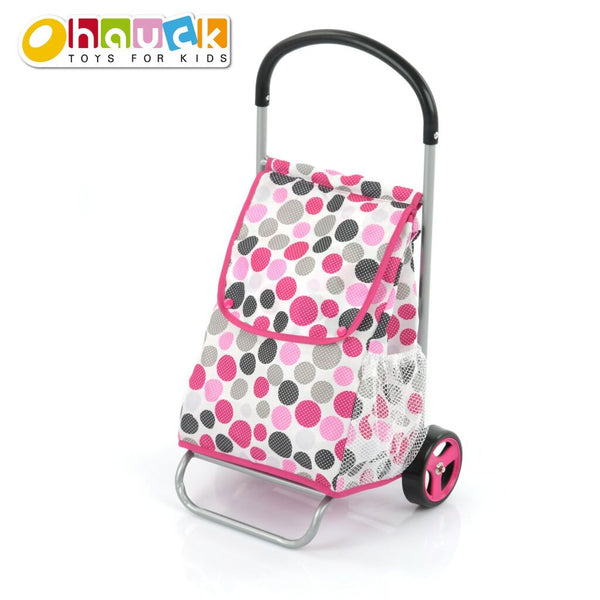 Hauck-Toys Winkel-Trolleytas Roze/Grijs