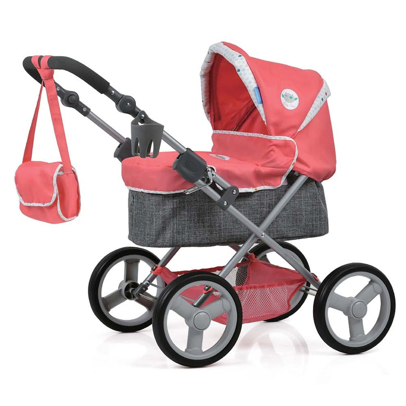 Play N Go Poppenwagen Roze/Grijs