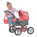 Play N Go Poppenwagen Roze/Grijs