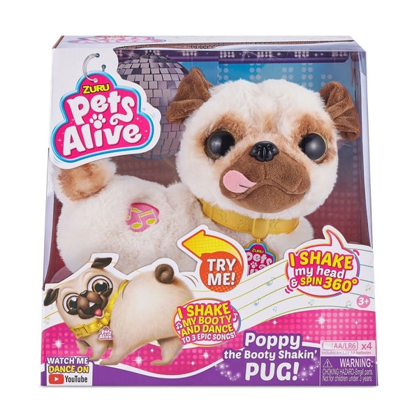 Zuru Pets Alive Poppy de Dansende Mopshond + Geluid