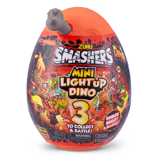 Zuru Smashers Light Up Dino Mini Ei + Licht Assorti