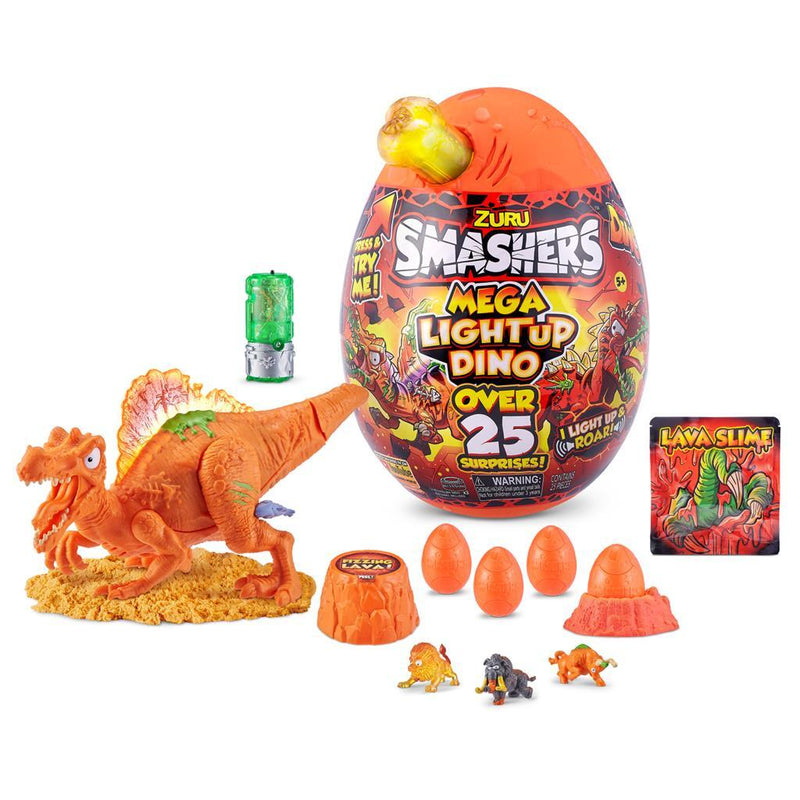 Zuru Smashers Mega Light Up Dino Ei + Licht en Geluid