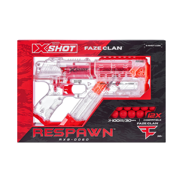ZURU X-Shot Chaos Faze Respawn met 12 Dartballen