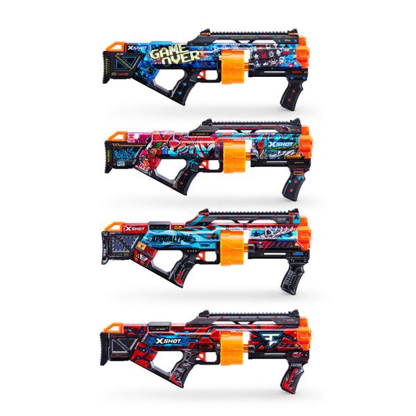 Zuru X-Shot Skins Last Stand Blaster + 16 Darts Assorti