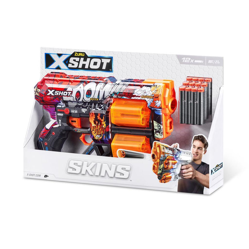 X-Shot Skins Dread met 12 Darts