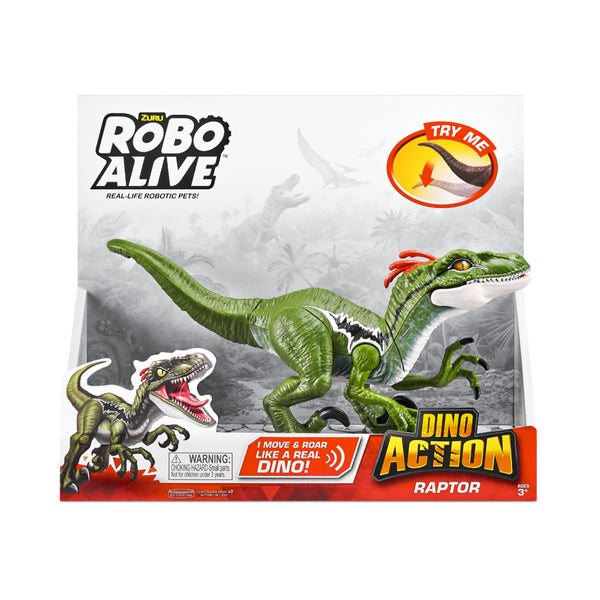 Zuru Robo Alive Dino Action Raptor + Geluid