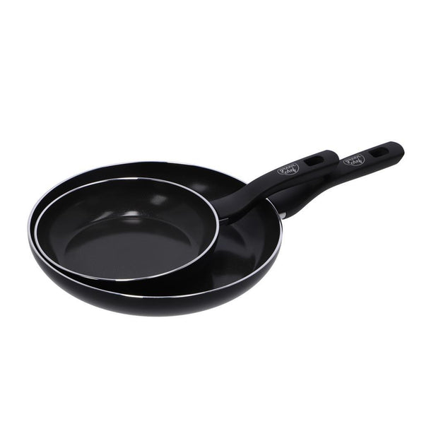 Greenchef Koekenpannenset 20 + 28 cm Zwart