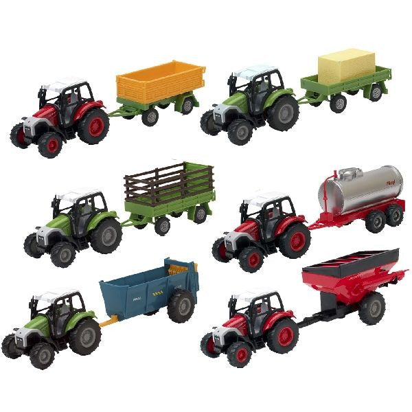 Agri Life 1:43 Tractor + Aanhanger