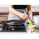 GreenChef Pannenkoekenpan 28 cm met Borstel Zwart