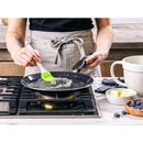 GreenChef Pannenkoekenpan 28 cm met Borstel Zwart