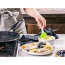 GreenChef Pannenkoekenpan 28 cm met Borstel Zwart