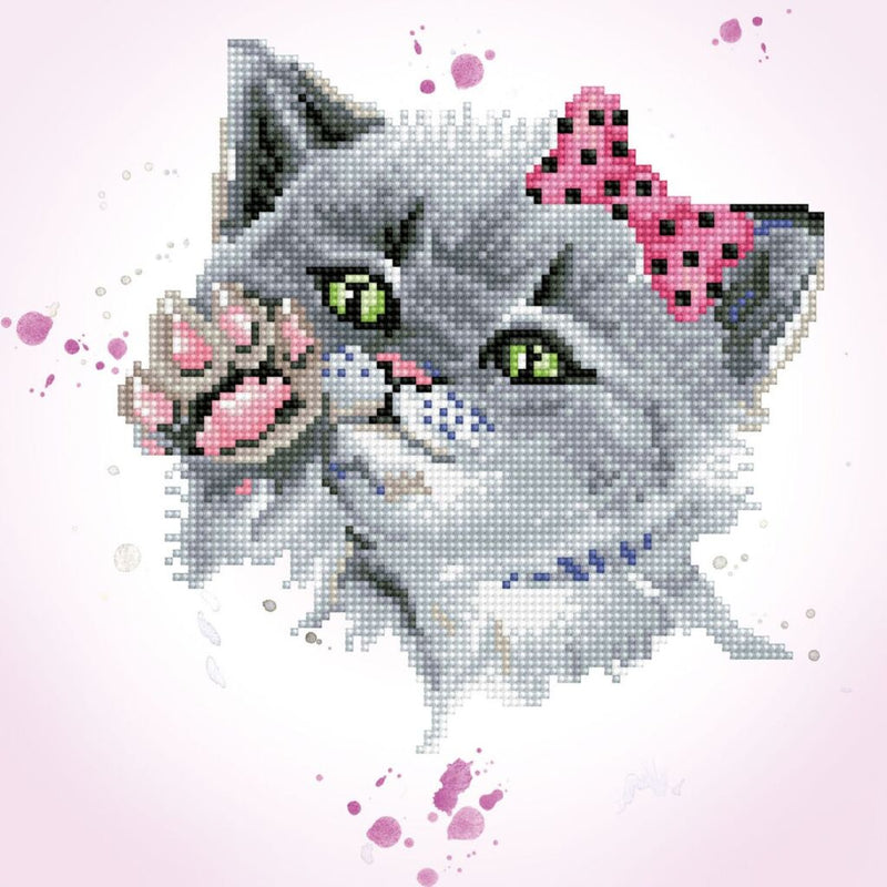 Diamond Dotz Diamond Painting Kitty 32x32 cm