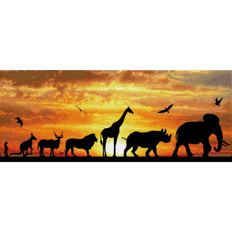 Diamond Dotz Diamond Painting Afrika 72x22 cm