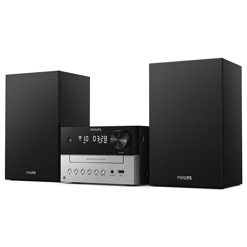 Philips TAM3205/12 Micromuzieksysteem Zwart/Zilver