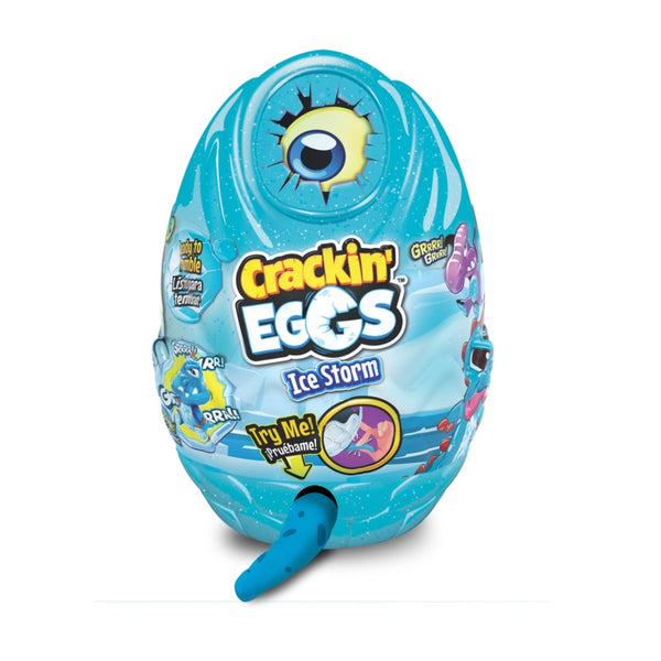 Crackin Eggs Dino Ice Bluzzy Bert Knuffel + Geluid