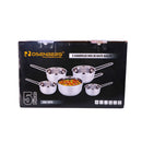 Rosenberg RB-SP5 Steelpannen zonder Deksel 5 Stuks