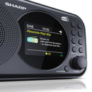 Sharp DR-P320 BK Draagbare DAB+ Radio Zwart
