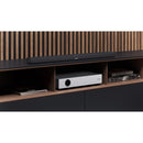 Sharp HT-SBW160 2.1 Ultra Slim Soundbar 90 cm + Platte Draadloze Subwoofer Zwart/Wit