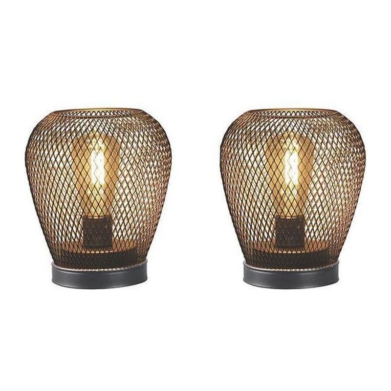 JHY Design JHY30129-R Metalen LED Draadlampen 2 Stuks Brons